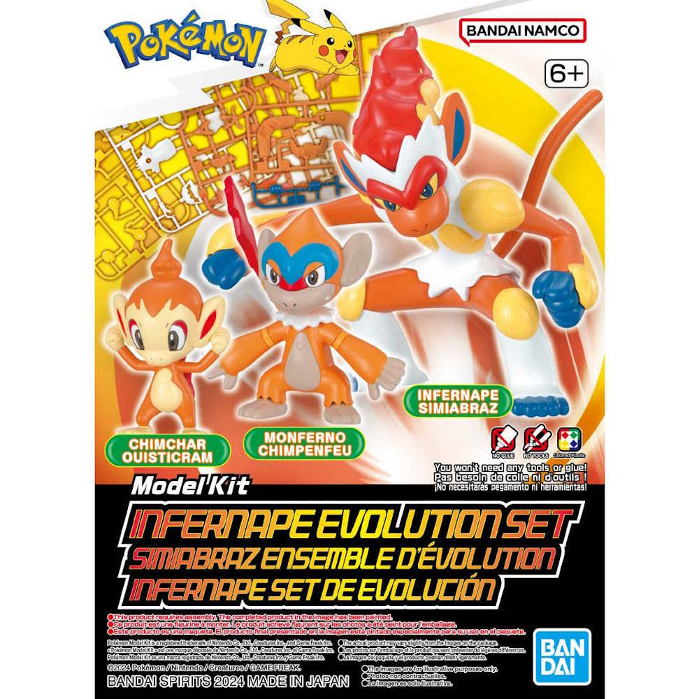 #07 Infernape Evolutions Bandai Model Kit